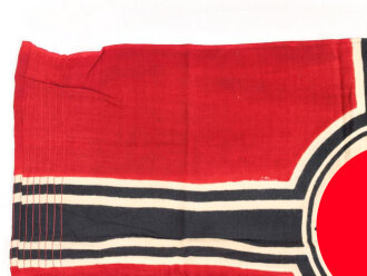 Kriegsmarine, Reichskriegsflagge 50 x 85cm, kleine Ausführung für U-Boote.
