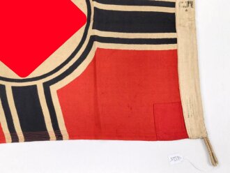 Kriegsmarine, Reichskriegsflagge 50 x 85cm, kleine Ausführung für U-Boote.