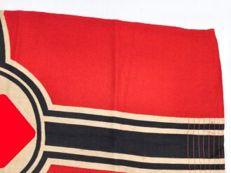 Kriegsmarine, Reichskriegsflagge 50 x 85cm, kleine Ausführung für U-Boote.