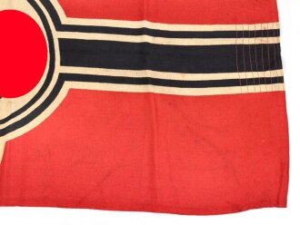 Kriegsmarine, Reichskriegsflagge 50 x 85cm, kleine Ausführung für U-Boote.