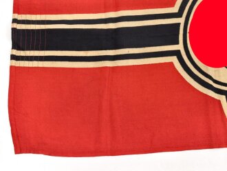 Kriegsmarine, Reichskriegsflagge 50 x 85cm, kleine Ausführung für U-Boote.