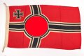 Kriegsmarine, Reichskriegsflagge 50 x 85cm, kleine Ausführung für U-Boote.