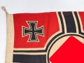 Kriegsmarine, Reichskriegsflagge 50 x 85cm, kleine Ausführung für U-Boote.