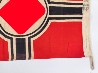 Kriegsmarine, Reichskriegsflagge 50 x 85cm, kleine Ausführung für U-Boote.