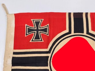 Kriegsmarine, Reichskriegsflagge 50 x 85cm, kleine Ausführung für U-Boote.