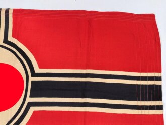 Kriegsmarine, Reichskriegsflagge 50 x 85cm, kleine Ausführung für U-Boote.