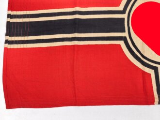 Kriegsmarine, Reichskriegsflagge 50 x 85cm, kleine Ausführung für U-Boote.