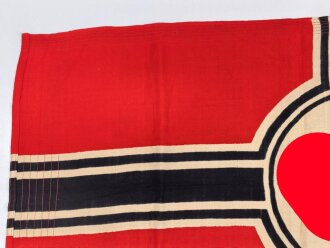 Kriegsmarine, Reichskriegsflagge 50 x 85cm, kleine Ausführung für U-Boote.
