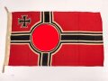 Kriegsmarine, Reichskriegsflagge 50 x 85cm, kleine Ausführung für U-Boote.