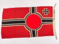 Kriegsmarine, Reichskriegsflagge 50 x 85cm, kleine Ausführung für U-Boote.