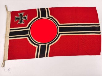 Kriegsmarine, Reichskriegsflagge 50 x 85cm, kleine Ausführung für U-Boote.