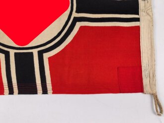 Kriegsmarine, Reichskriegsflagge 50 x 85cm, kleine Ausführung für U-Boote.