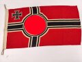 Kriegsmarine, Reichskriegsflagge 50 x 85cm, kleine Ausführung für U-Boote.