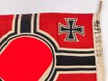 Kriegsmarine, Reichskriegsflagge 50 x 85cm, kleine Ausführung für U-Boote.