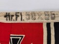 Kriegsmarine, Reichskriegsflagge 50 x 85cm, kleine Ausführung für U-Boote.