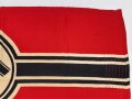 Kriegsmarine, Reichskriegsflagge 50 x 85cm, kleine Ausführung für U-Boote.