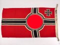 Kriegsmarine, Reichskriegsflagge 50 x 85cm, kleine Ausführung für U-Boote.