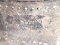 Paar Winterstiefel Wehrmacht, der Filzschaft leicht mottig, ein Absatz defekt, Sohlenlänge knapp 31cmn