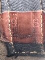 Paar Winterstiefel Wehrmacht, der Filzschaft leicht mottig, ein Absatz defekt, Sohlenlänge knapp 31cmn