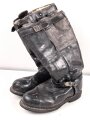 Luftwaffe, Paar beheizbare Stiefel für fliegendes Personal. Original besohlt, Reissverschlüsse gängig. Sohlenlänge 31,5cm