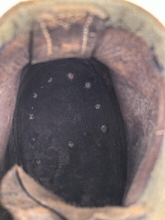 Paar Halbschuhe für Mannschaften der Wehrmacht Modell 1944. Leder angetrocknet, ungereinigt, Sohlenlänge knapp 27,5cm