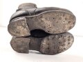 Paar Halbschuhe für Mannschaften der Wehrmacht Modell 1944. Leder angetrocknet, ungereinigt, Sohlenlänge knapp 27,5cm