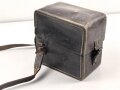 Pionier, Tasche zum Glühzündapparat 37 der Wehrmacht. Ungereinigtes Stück, der Trageriemen original und zugehörig