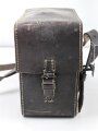 Pionier, Tasche zum Glühzündapparat 37 der Wehrmacht. Ungereinigtes Stück, der Trageriemen original und zugehörig