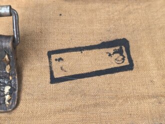 1.Weltkrieg Tornister . Kammerstück Infanterie Regiment 23 Ungereinigter Fundzustand, ein Trageriemen alt ergänzt