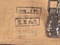 1.Weltkrieg Tornister . Kammerstück Infanterie Regiment 23 Ungereinigter Fundzustand, ein Trageriemen alt ergänzt
