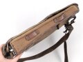 1.Weltkrieg Tornister datiert 1915 . Ungereinigter Fundzustand, die Trageriemen wohl im 2. Weltkrieg ergänzt