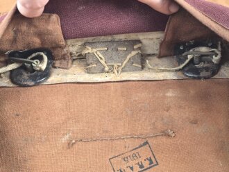 1.Weltkrieg Tornister . Kammerstück Garde Regiment. Ungereinigt