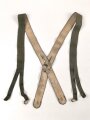 Paar Hosenträger Wehrmacht, getragen, wenig elastisch, datiert 1944