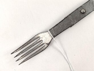 1.Weltkrieg , Gabel / Löffel Kombi, Eisen verzinnt, guter Zustand