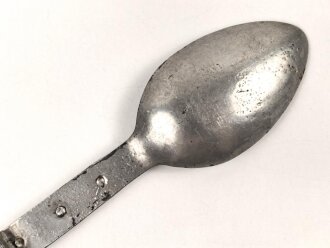 1.Weltkrieg , Gabel / Löffel Kombi, Eisen verzinnt, guter Zustand