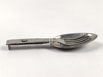 1.Weltkrieg , Gabel / Löffel Kombi, Eisen verzinnt, guter Zustand