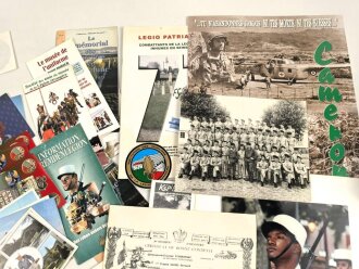 Frankreich Fremdenlegion, Konvolut diverse Fotos, Papiere, Ansichtskarten usw. meist in gutem Zustand