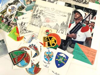 Frankreich Fremdenlegion, Konvolut diverse Fotos, Papiere, Ansichtskarten usw. meist in gutem Zustand