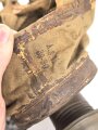 Frankreich 2. Weltkrieg, Gasmaske TC-38 mit Filter . Originallack, Maskenkörper ausgetrocknet