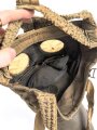 Frankreich 2. Weltkrieg, Gasmaske TC-38 mit Filter . Originallack, Maskenkörper ausgetrocknet