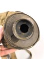 Frankreich 2. Weltkrieg, Gasmaske TC-38 mit Filter . Originallack, Maskenkörper ausgetrocknet