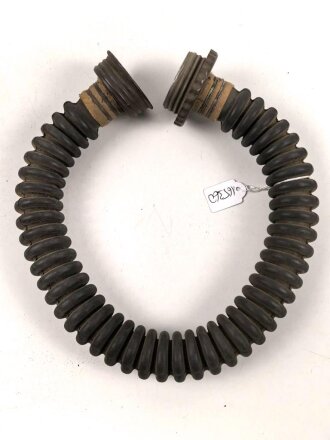 Frankreich 2. Weltkrieg, Langer Schlach für eine Gasmaske TC-38. Gummi defekt, Länge etwa 52cm