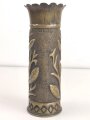 Vase aus britischer ? Kartusche von 1942, Höhe 29cm. Nachkriegsumbau "Schwerter zu Pflugscharen"