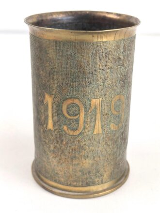 Deutsche Kartusche von 1918, Höhe knapp 13cm....