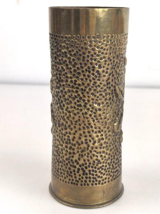 Französische ? Kartusche von 1918, Höhe knapp 20cm. Nachkriegsumbau zur Blumenvase
