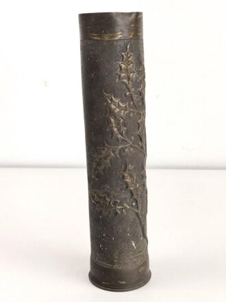 Französische ? Kartusche , Höhe knapp 35cm. Nachkriegsumbau zur Blumenvase