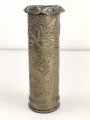 Österreich ? Kartusche , Höhe knapp 26,5cm. Nachkriegsumbau zur Blumenvase