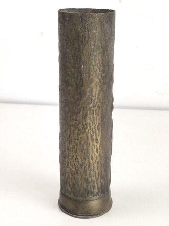 Französische ? Kartusche , Höhe knapp 29cm. Nachkriegsumbau zur Blumenvase