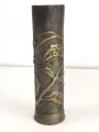 Französische ? Kartusche , Höhe knapp 29cm. Nachkriegsumbau zur Blumenvase