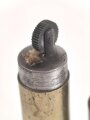 Feuerzeug aus Patronenhülse. Gesamthöhe etwa 8cm , Nachkriegsprodukt "Schwerter zu Pflugscharen " KEIN VERSAND NACH ÜBERSEE